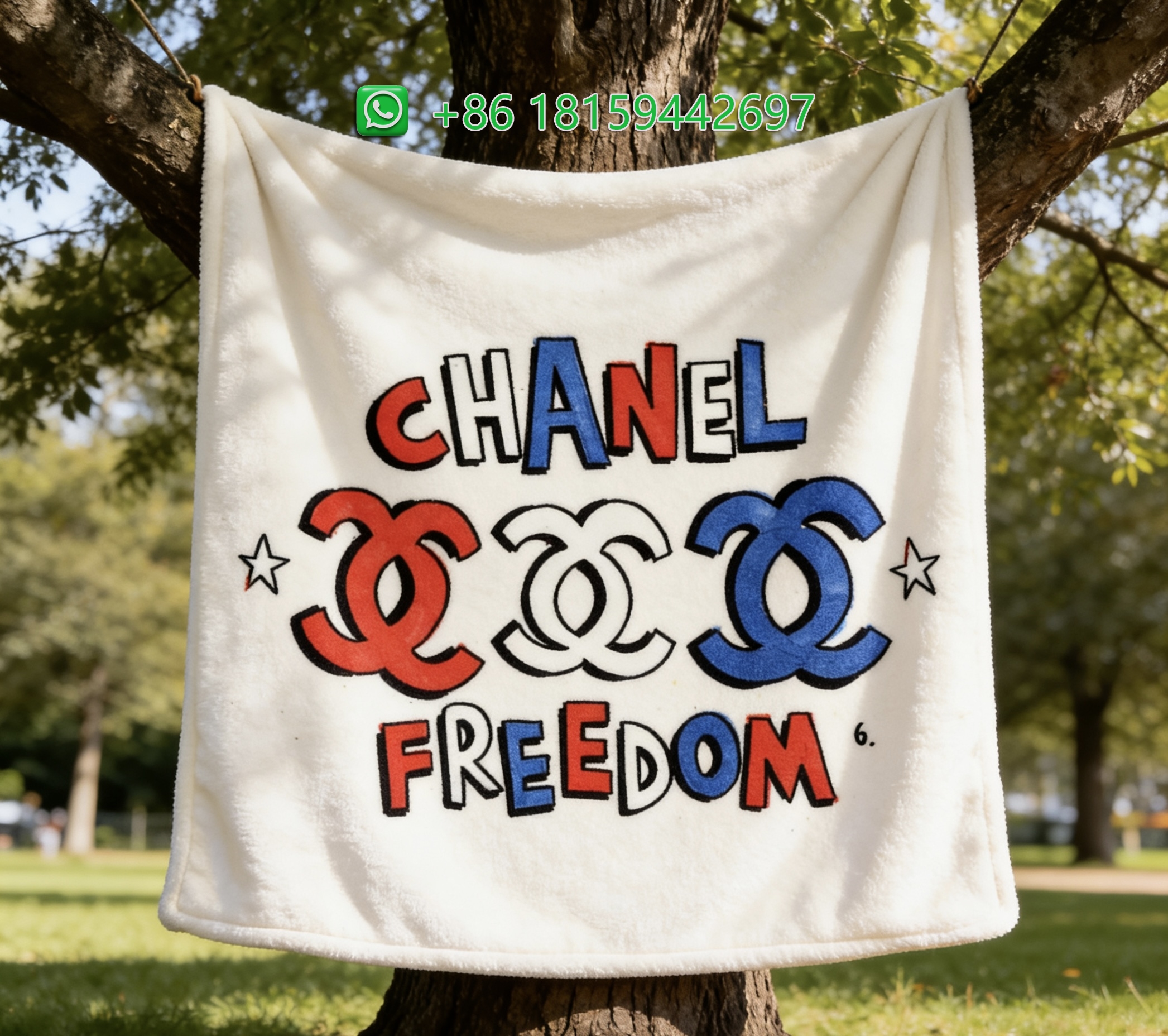 Chanel Throw Blankets